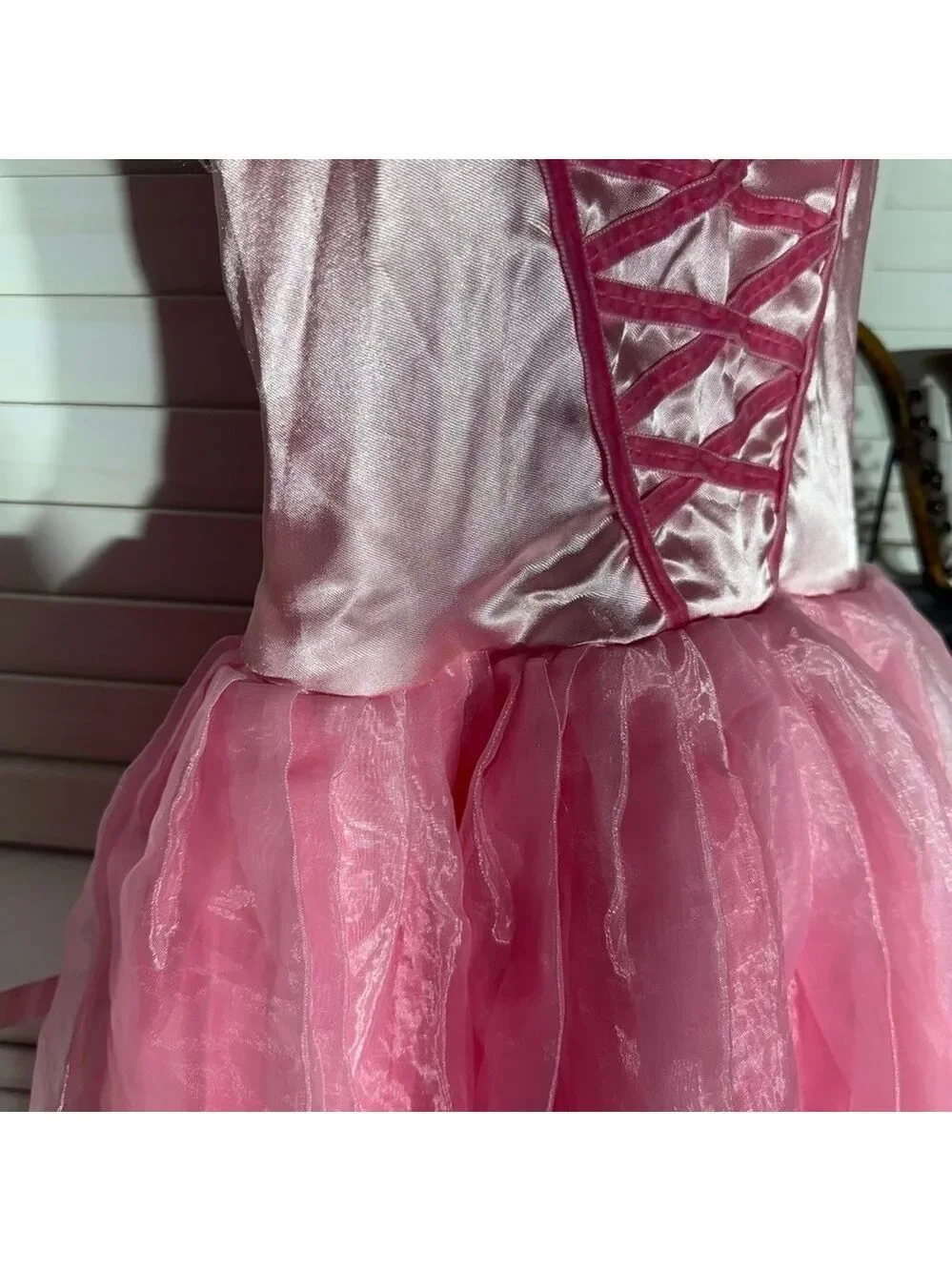 Vintage Fairy Princess Costume Dress Headband - Girls M